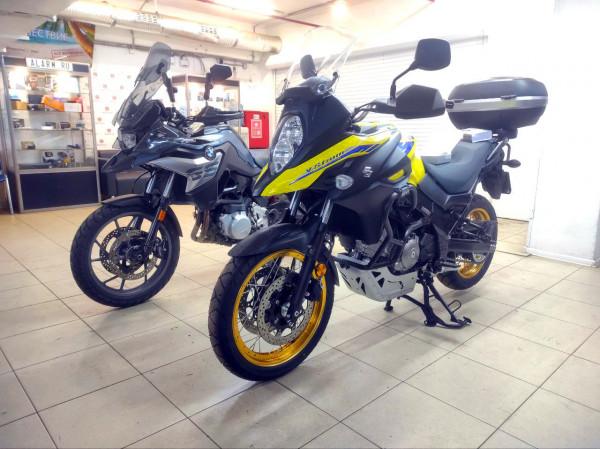 BMW GS и Suzuki V-Strom установка Pandora DX-46