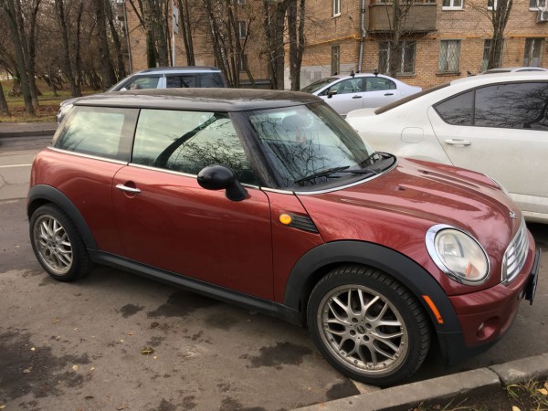 Mini Cooper установка терминала "ЭРА-ГЛОНАСС"